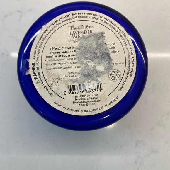 NEW White Barn Bath & Body Works Lavender Vanilla Candle Retired - Picture 4 of 5